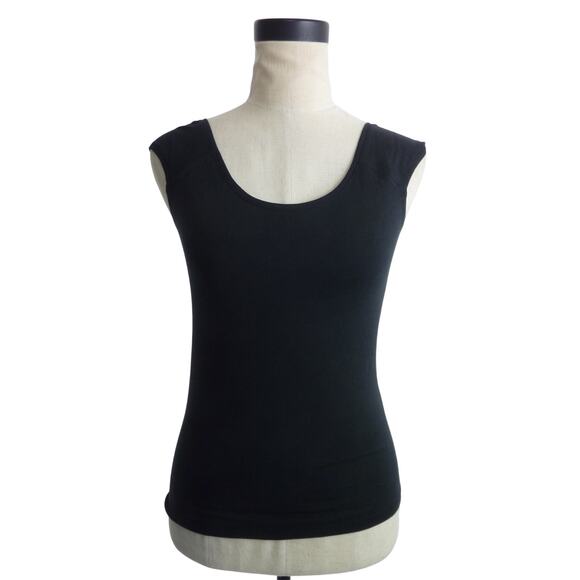 NWT Everlane Cap Sleeve Top S Black Tee - Picture 1 of 6